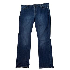 Lauren Ralph Lauren Women's Straight Leg Jeans - Dark Blue